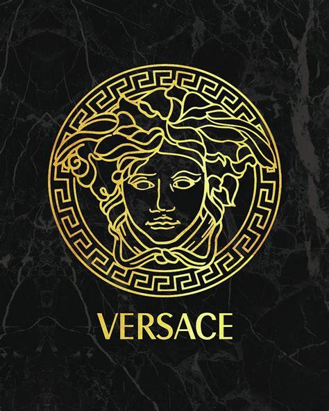 versace black and gold|versace logo analysis.